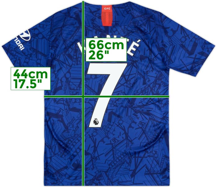 2019-20 Chelsea Home Shirt Kante #7 - 8/10 - (XL.Boys)