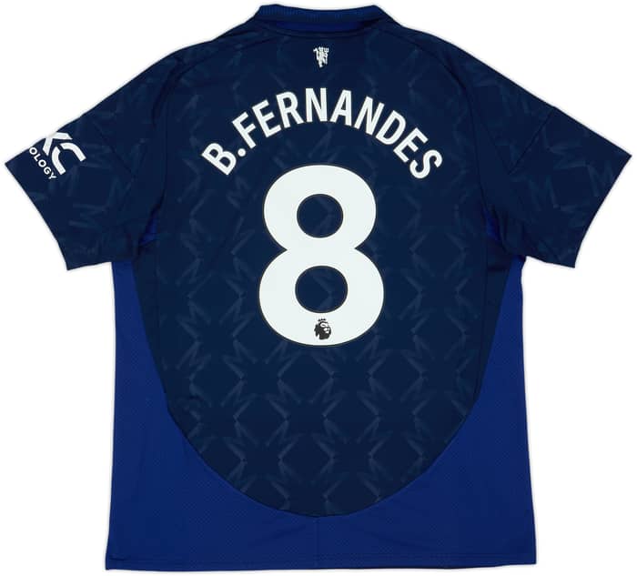 2024-25 Manchester United Away Shirt B.Fernandes #8 - 10/10 - (XL)