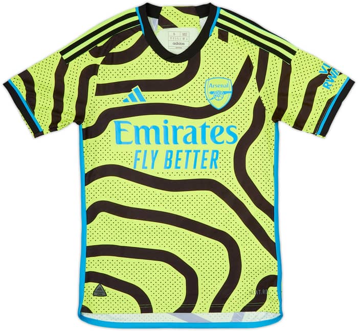2023-24 Arsenal Authentic Away Shirt Rice #41 - 8/10 - (S)