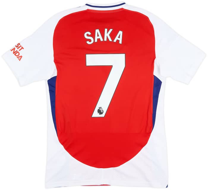 2024-25 Arsenal Home Shirt Saka #7 - 10/10 - (S)