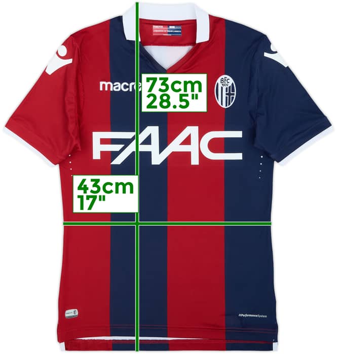 2017-18 Bologna Home Shirt - 9/10 - (S)