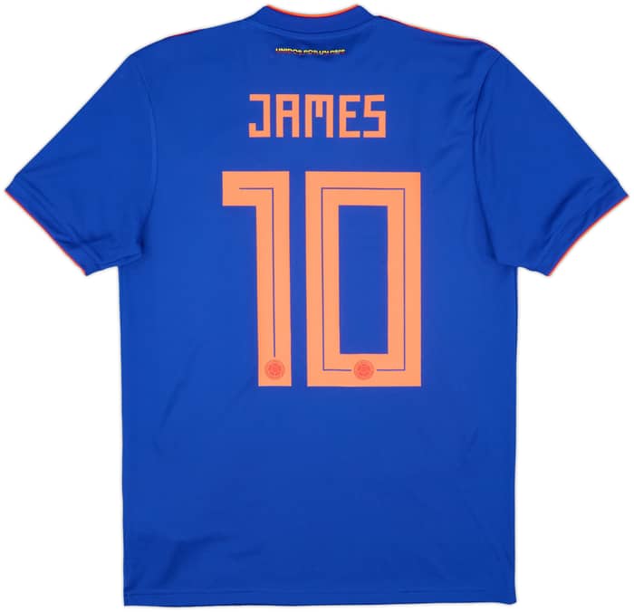 2018-19 Colombia Away Shirt James #10 (S)