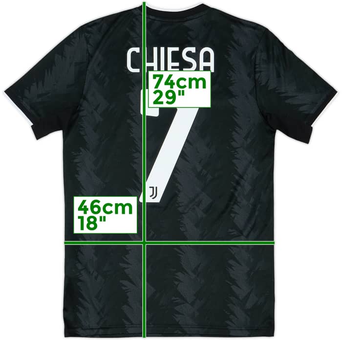 2022-23 Juventus Away Shirt Chiesa #7 - 10/10 - (S)