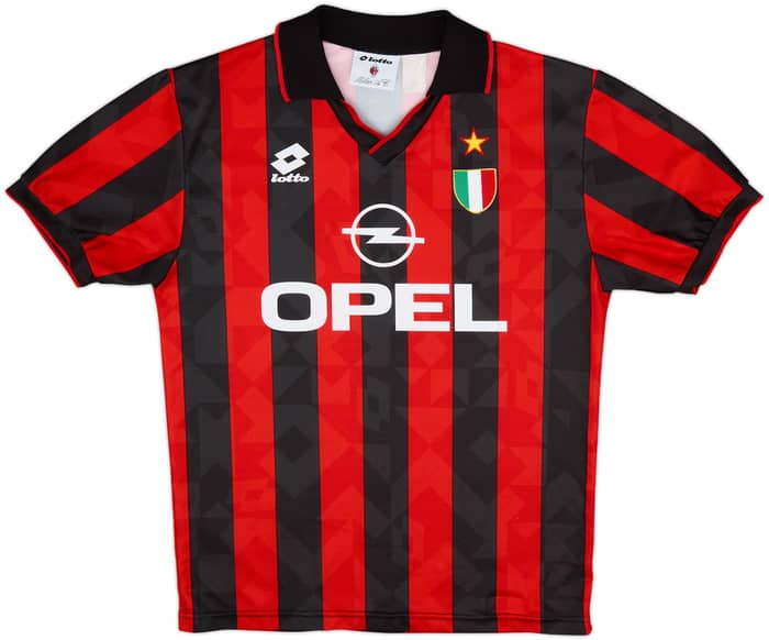 1994-95 AC Milan Home Shirt - 8/10 - (M)