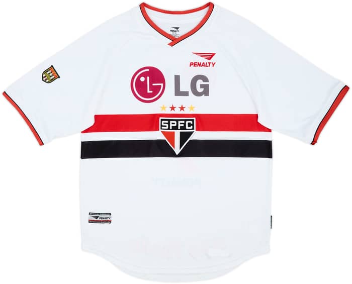 2001 Sao Paulo Home Shirt #7 - 9/10 - (M)