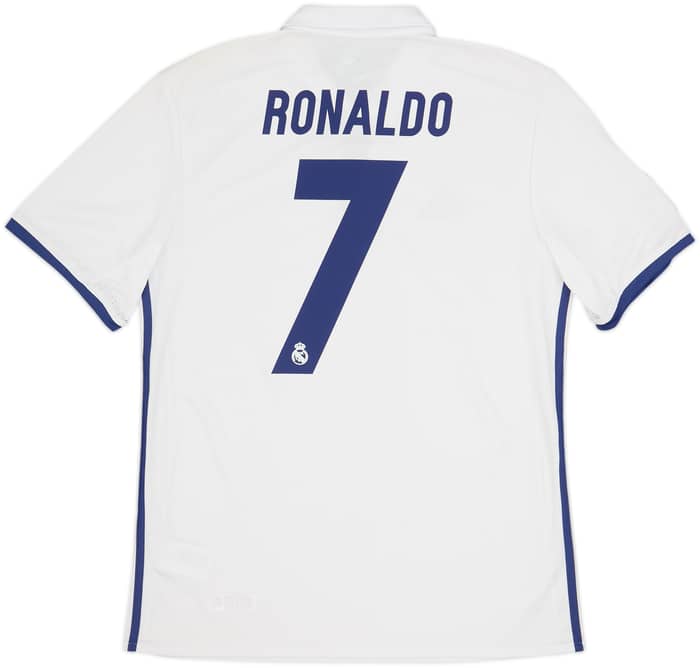 2016-17 Real Madrid Home Shirt Ronaldo #7 (M)