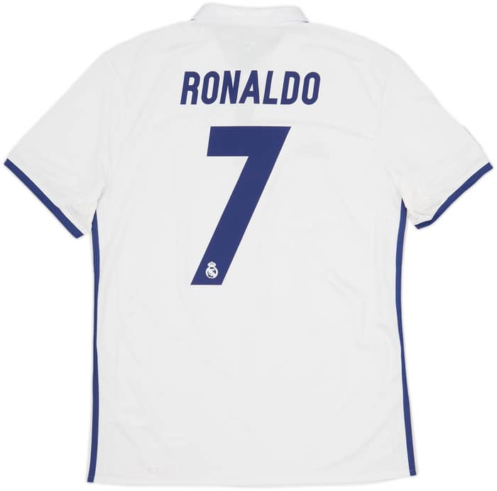2016-17 Real Madrid Home Shirt Ronaldo #7 (M)