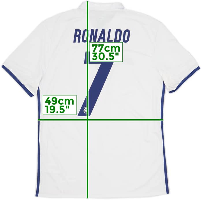 2016-17 Real Madrid Home Shirt Ronaldo #7 (M)