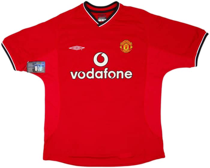 2000-02 Manchester United Home Shirt Beckham #7 (M)