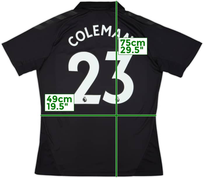 2021-22 Everton Away Shirt Coleman #23 (L)