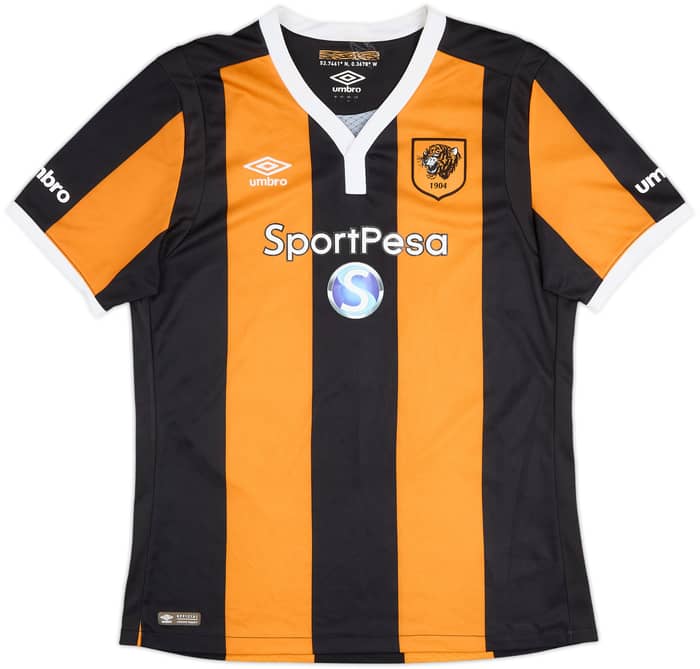 2016-17 Hull City Home Shirt Robertson #3 - 8/10 - (L)