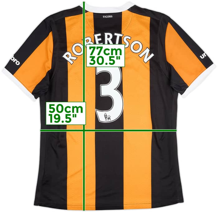 2016-17 Hull City Home Shirt Robertson #3 - 8/10 - (L)