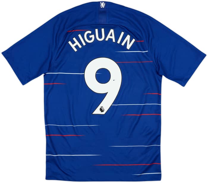 2018-19 Chelsea Home Shirt Higuain #9 - 6/10 - (S)