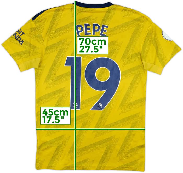 2019-20 Arsenal Away Shirt Pepe #19 - 6/10 - (S)