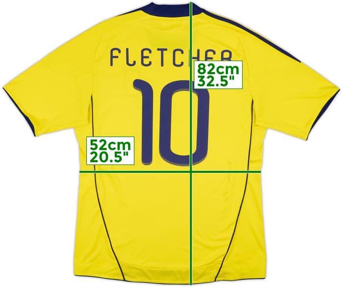 2010-11 Scotland Away Shirt Fletcher #10 - 6/10 - (L)