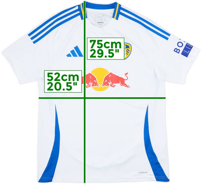 2024-25 Leeds United Home Shirt - 8/10 - (M)