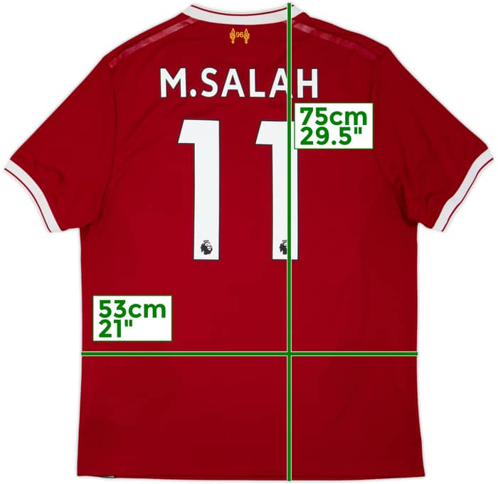 2017-18 Liverpool 125 Years Home Shirt M.Salah #11 - 6/10 - (L)