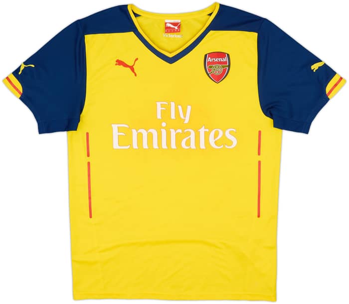 2014-15 Arsenal Away Shirt Arteta #8 - 4/10 - (M)