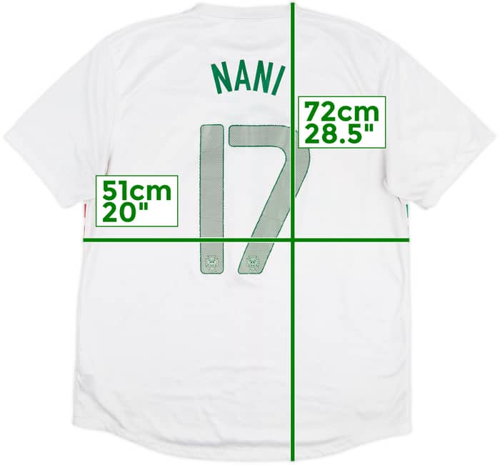 2012-13 Portugal Away Shirt Nani #17 - 6/10 - (L)