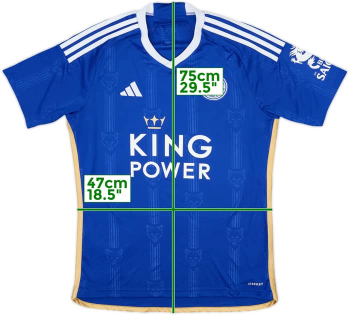 2023-24 Leicester Home Shirt - 10/10 - (M)