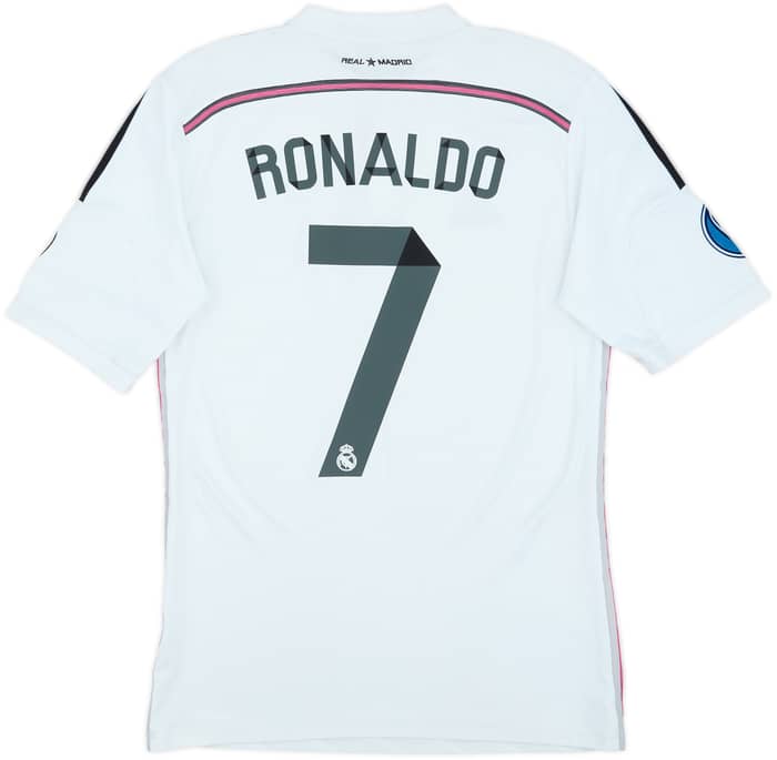 2014-15 Real Madrid Home Shirt Ronaldo #7 - 7/10 - (S)