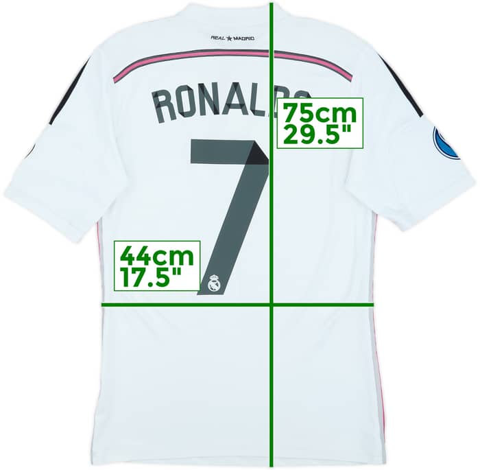 2014-15 Real Madrid Home Shirt Ronaldo #7 - 7/10 - (S)