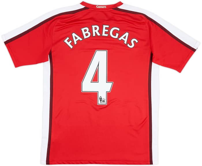 2008-10 Arsenal Home Shirt Fabregas #4 - 8/10 - (XL.Boys)