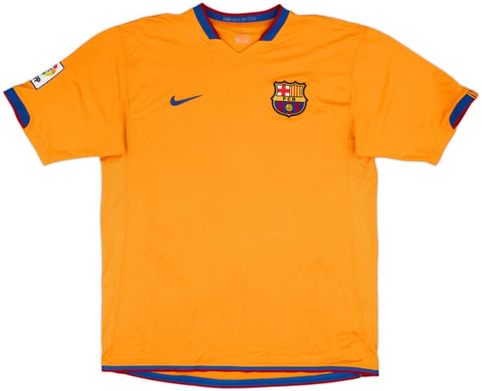 2006-08 Barcelona Away Shirt Ronaldinho #10 - 8/10 - (L)
