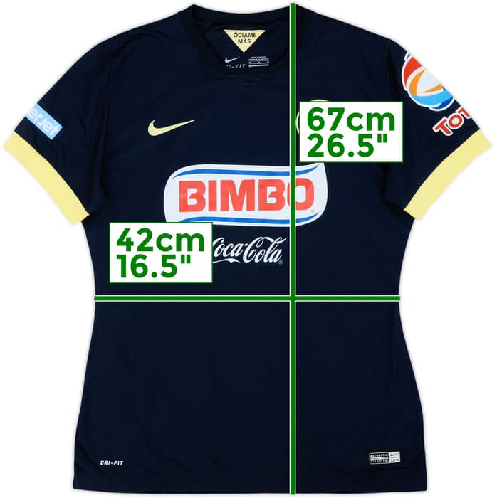 2014-15 Club America Away Shirt - 10/10 - (Women's M)