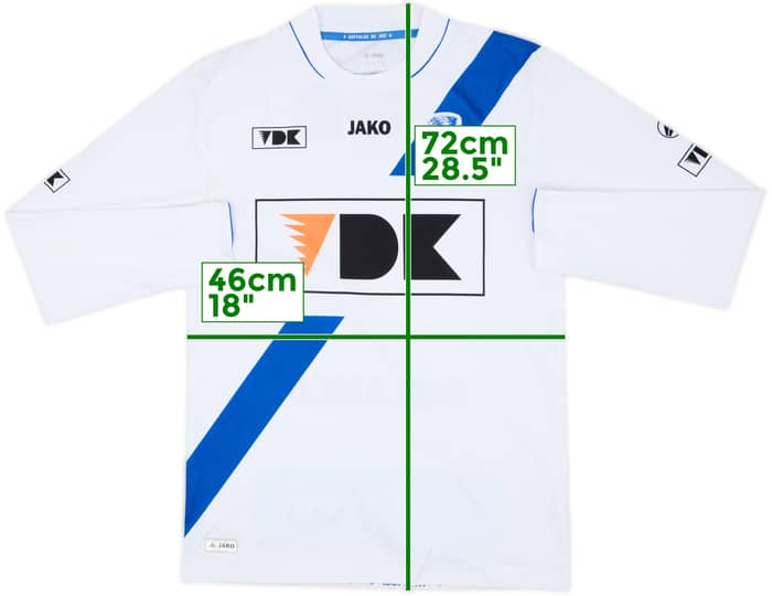 2012-13 KAA Gent Home L/S Shirt - 6/10 - (S)