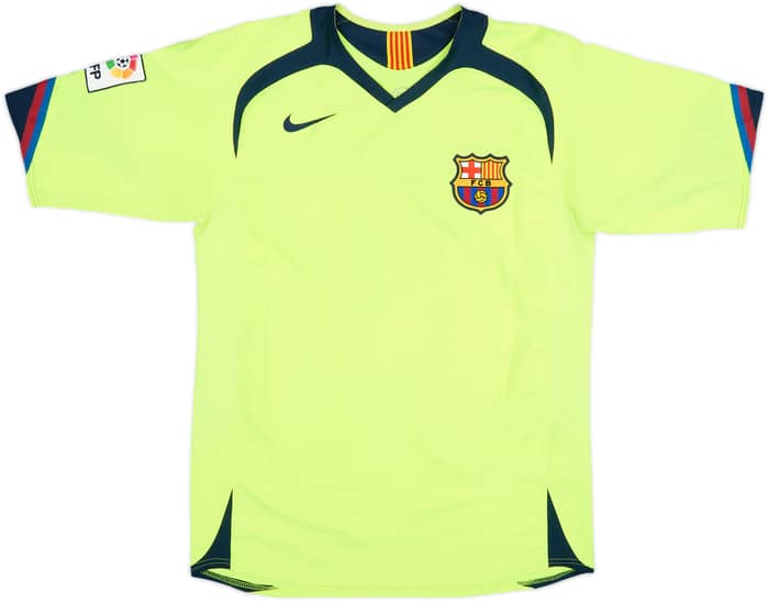 2005-06 Barcelona Away Shirt Ronaldinho #10 - 7/10 - (S)