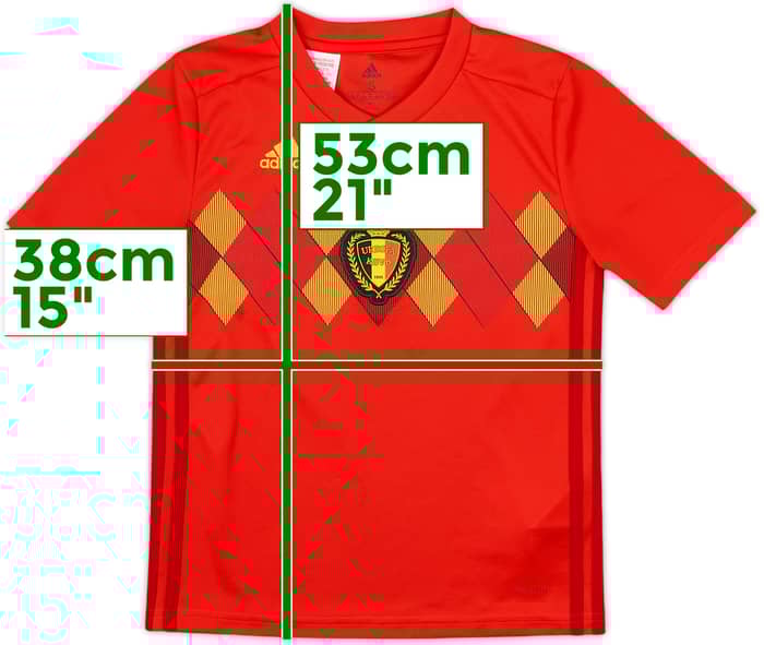 2018-19 Belgium Home Shirt - 8/10 - (S.Boys)