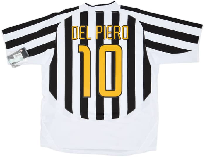 2003-04 Juventus Home Shirt Del Piero #10 (XL)