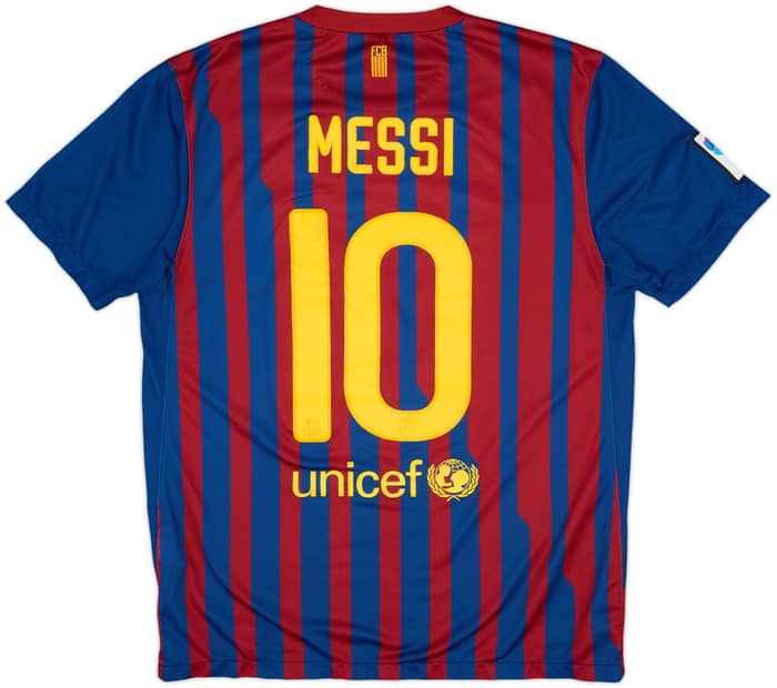 2011-12 Barcelona Home Shirt Messi #10 - 7/10 - (M)