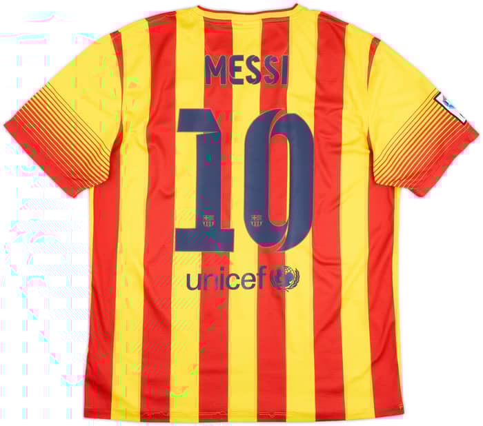 2013-15 Barcelona Away Shirt Messi #10 - 6/10 - (L)