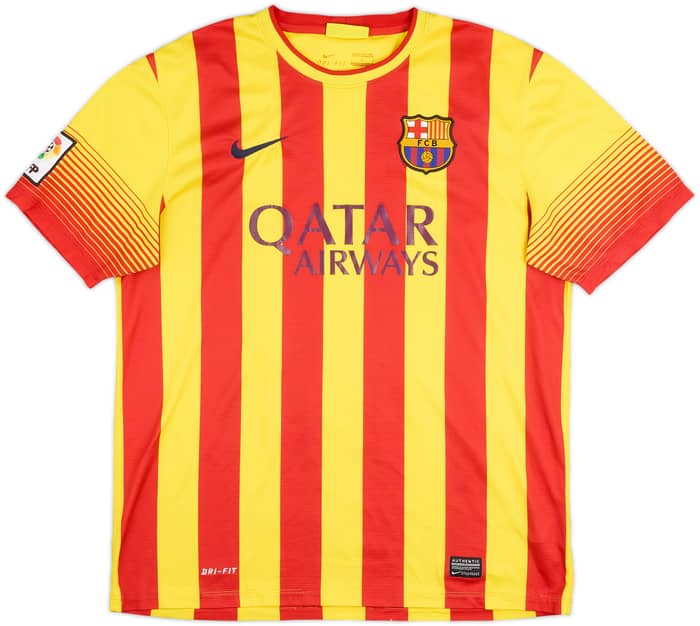 2013-15 Barcelona Away Shirt Messi #10 - 6/10 - (L)