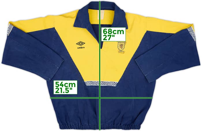 1990-92 Scotland Umbro Drill Top - 5/10 - (XL)