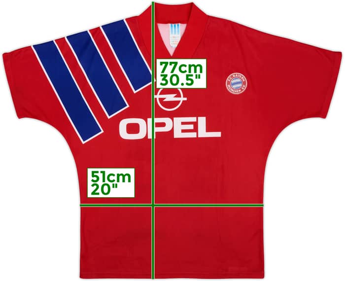 1991-93 Bayern Munich Home Shirt - 8/10 - (M/L)