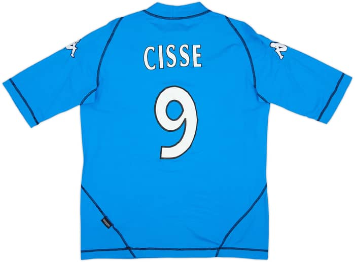 2003-04 Auxerre Away Shirt Cisse #9 - 7/10 - (L)