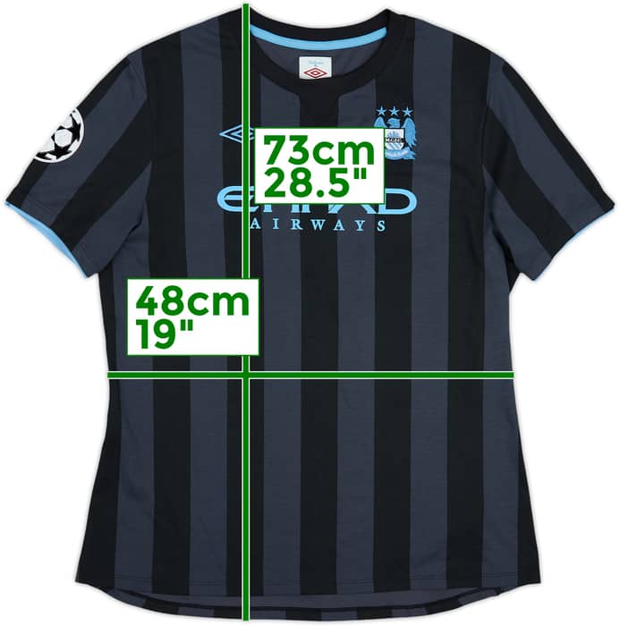Camiseta de la tercera equipación del Manchester City 2012-13 - 8/10 - (Mujeres L)
