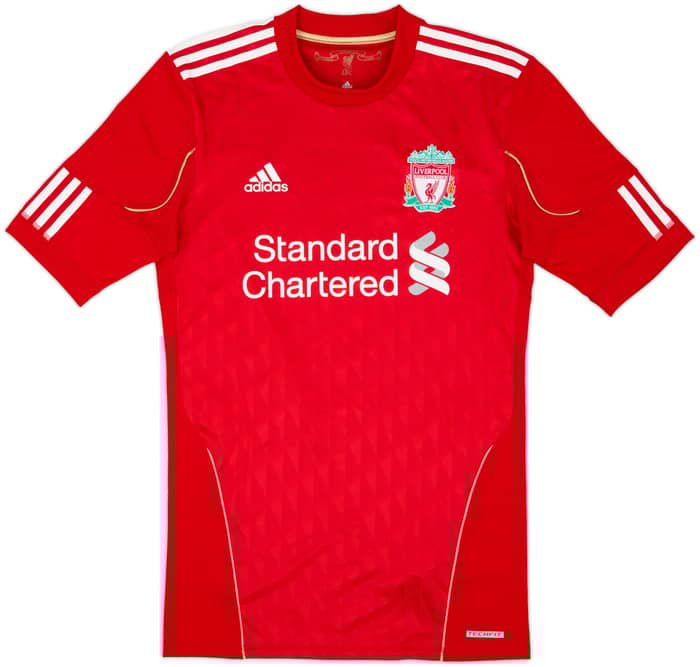 2010-12 Liverpool Player Issue TechFit Home Shirt Suarez #7 - 9/10 - (L)