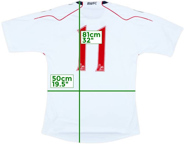 2010-11 Bolton Home Shirt #11 - 9/10 - (L)