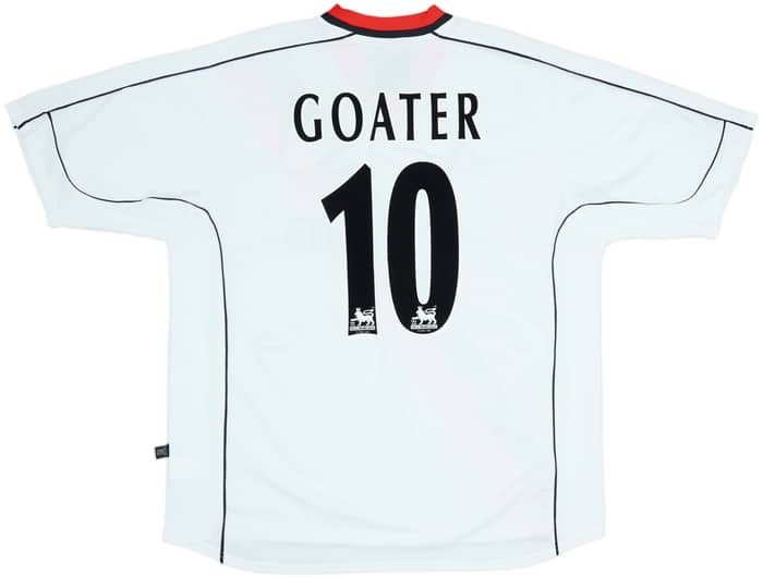 2002-03 Manchester City Away Shirt Goater #10 - 6/10 - (XL)