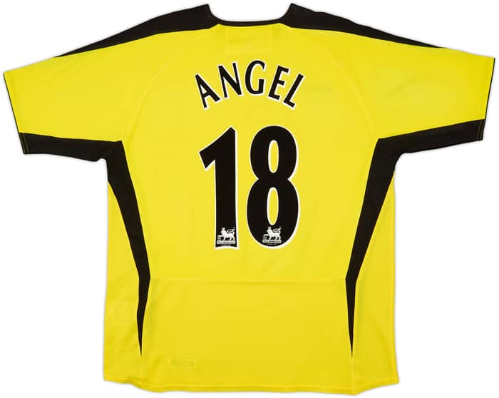2003-04 Aston Villa Camiseta Visitante Angel #18 - 6/10 - (M)