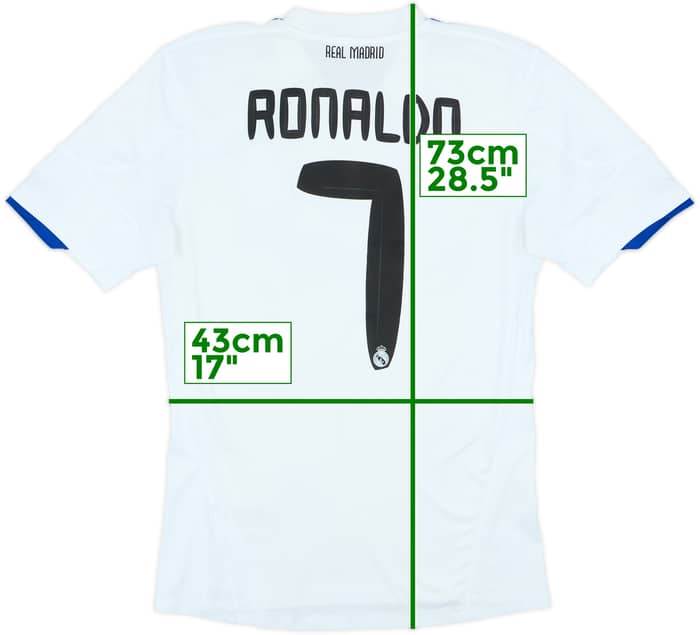 2010-11 Real Madrid Home Shirt Ronaldo #7 - 5/10 - (S)
