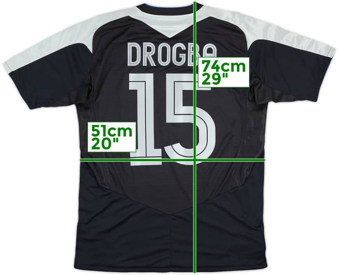 2004-05 Chelsea Away Shirt Drogba #15 - 10/10 - (M)