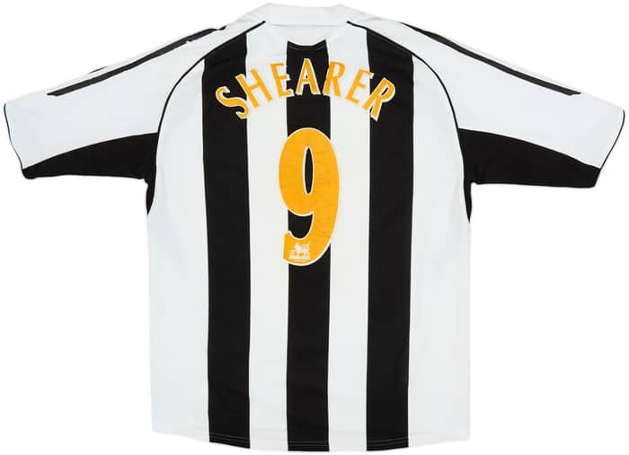 2005-07 Newcastle Home Shirt Shearer #9 - 6/10 - (M)