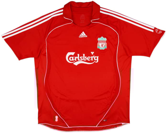 2006-08 Liverpool Home Shirt Gerrard #8 - 6/10 - (XXL)