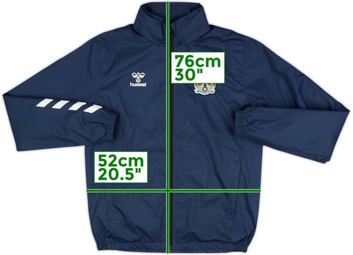 2020-21 Northampton Hummel Hooded Track Jacket - 7/10 - (S)