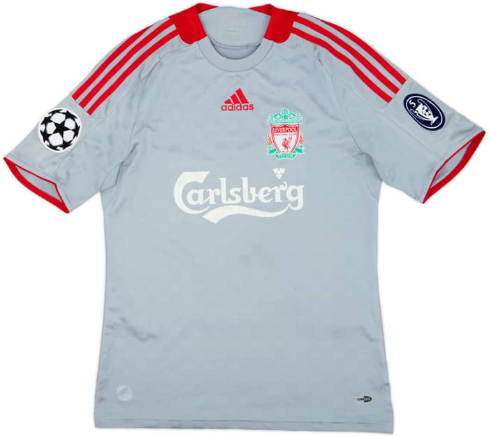 2008-09 Liverpool Away Shirt Gerrard #8 - 6/10 - (S)